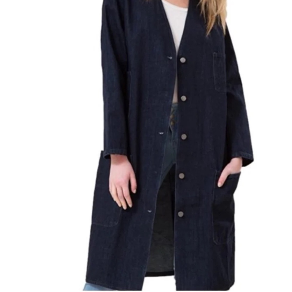 Love In Long Denim Duster Jacket
size Large - Picture 7 of 12
